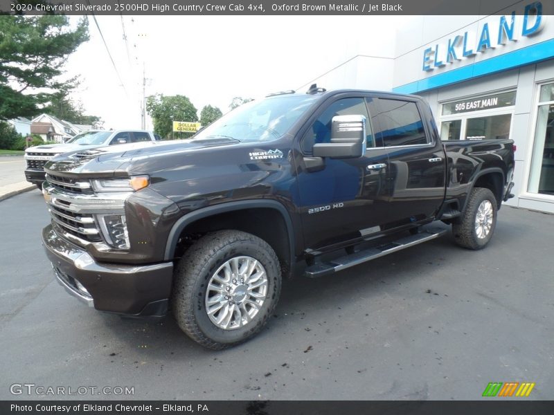 Oxford Brown Metallic / Jet Black 2020 Chevrolet Silverado 2500HD High Country Crew Cab 4x4