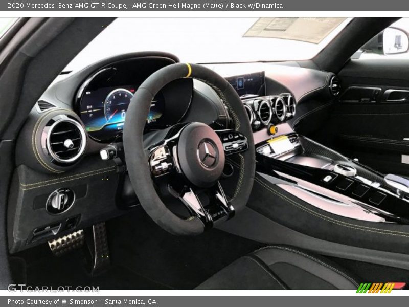 AMG Green Hell Magno (Matte) / Black w/Dinamica 2020 Mercedes-Benz AMG GT R Coupe