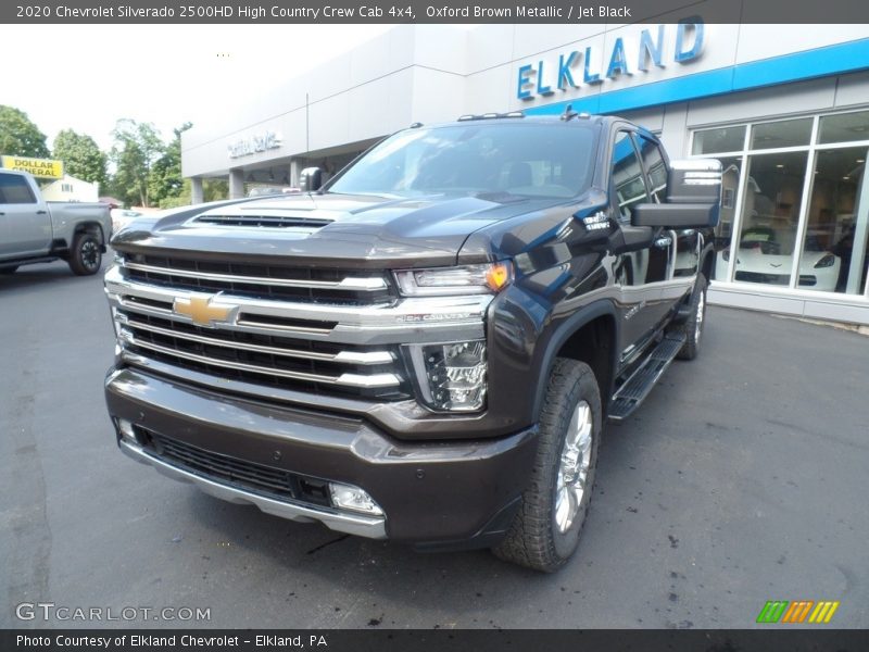 Oxford Brown Metallic / Jet Black 2020 Chevrolet Silverado 2500HD High Country Crew Cab 4x4