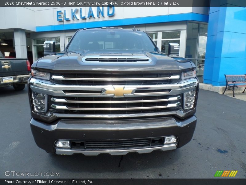 Oxford Brown Metallic / Jet Black 2020 Chevrolet Silverado 2500HD High Country Crew Cab 4x4