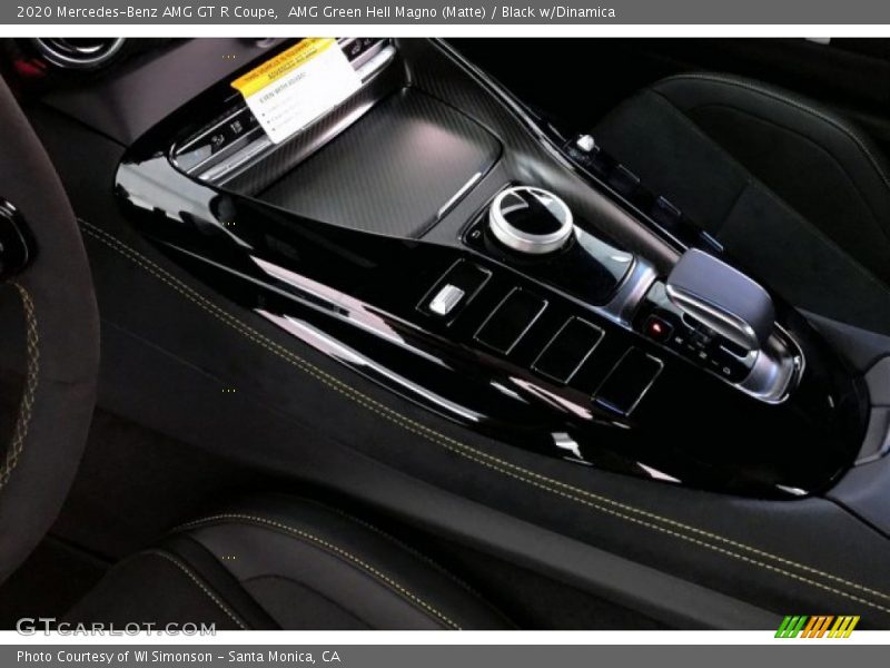 Controls of 2020 AMG GT R Coupe
