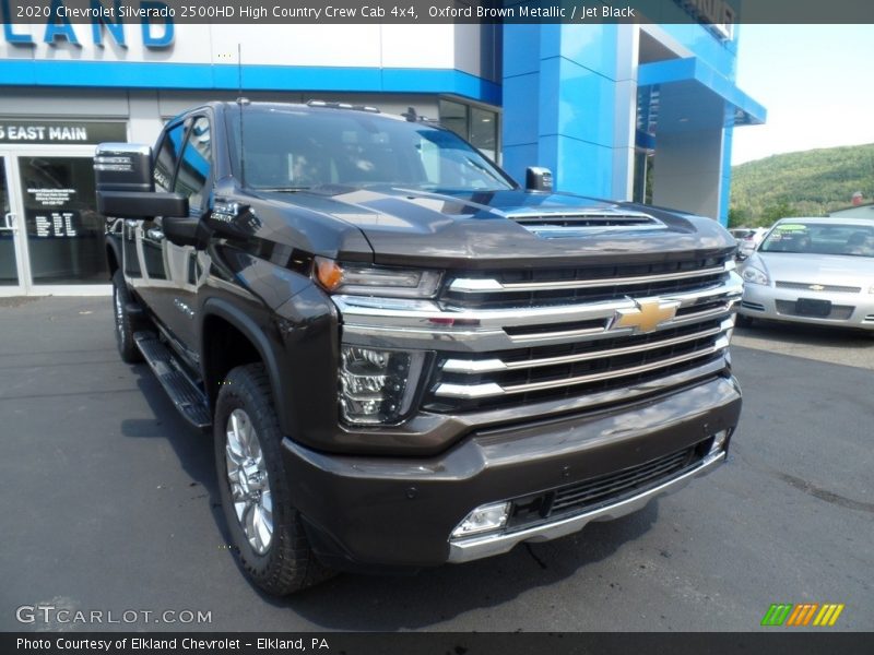 Oxford Brown Metallic / Jet Black 2020 Chevrolet Silverado 2500HD High Country Crew Cab 4x4