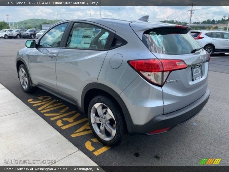 Lunar Silver Metallic / Gray 2019 Honda HR-V LX AWD