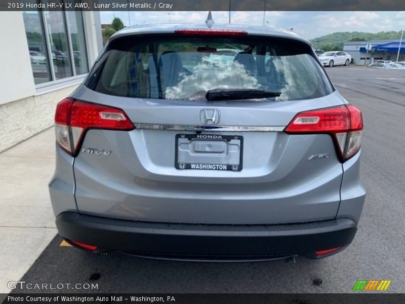 Lunar Silver Metallic / Gray 2019 Honda HR-V LX AWD