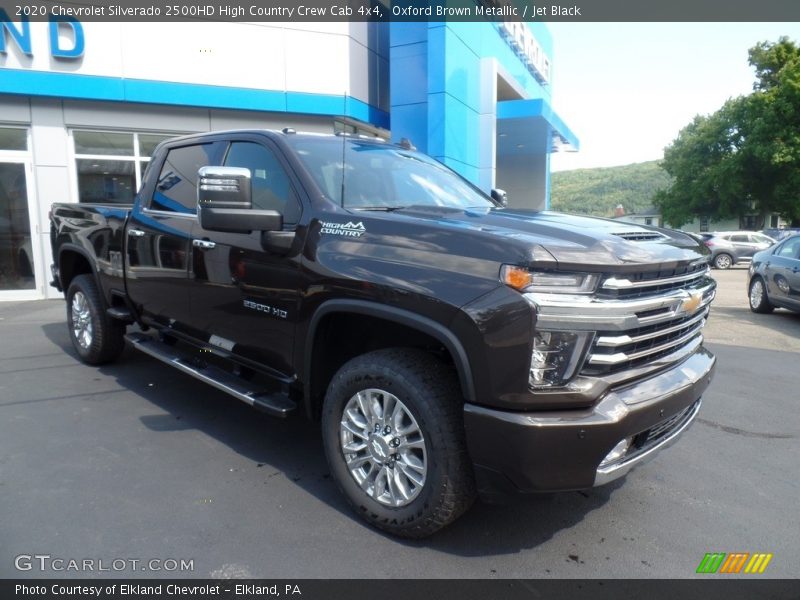 Oxford Brown Metallic / Jet Black 2020 Chevrolet Silverado 2500HD High Country Crew Cab 4x4