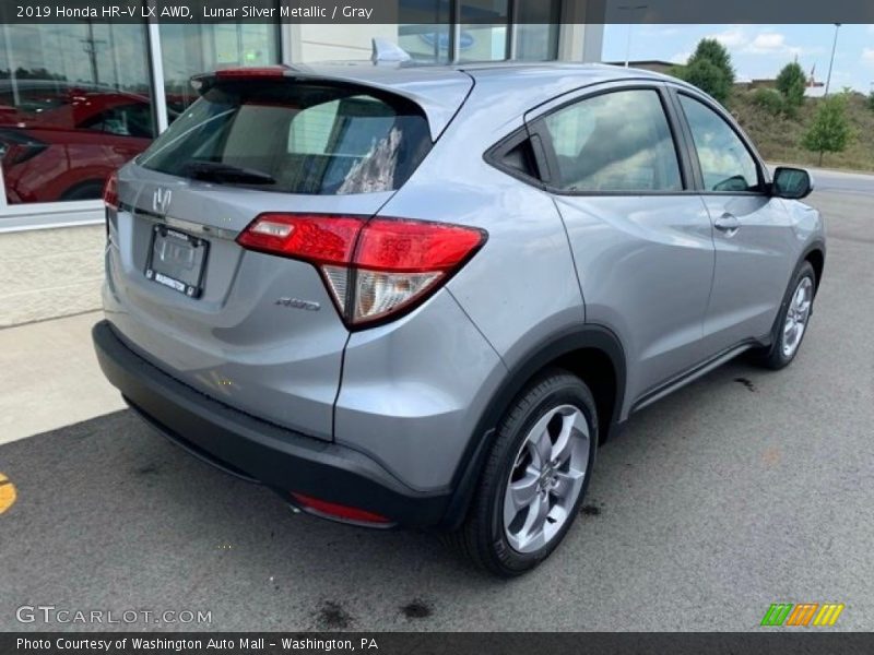 Lunar Silver Metallic / Gray 2019 Honda HR-V LX AWD
