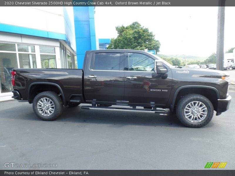 Oxford Brown Metallic / Jet Black 2020 Chevrolet Silverado 2500HD High Country Crew Cab 4x4