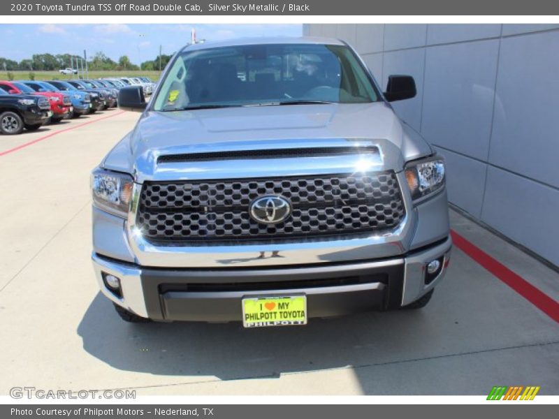 Silver Sky Metallic / Black 2020 Toyota Tundra TSS Off Road Double Cab