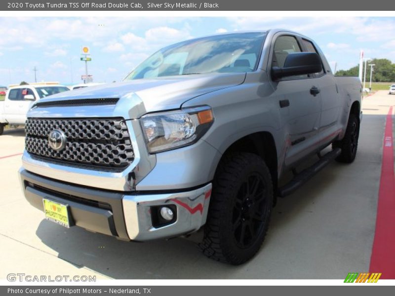 Silver Sky Metallic / Black 2020 Toyota Tundra TSS Off Road Double Cab
