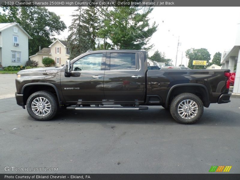 Oxford Brown Metallic / Jet Black 2020 Chevrolet Silverado 2500HD High Country Crew Cab 4x4