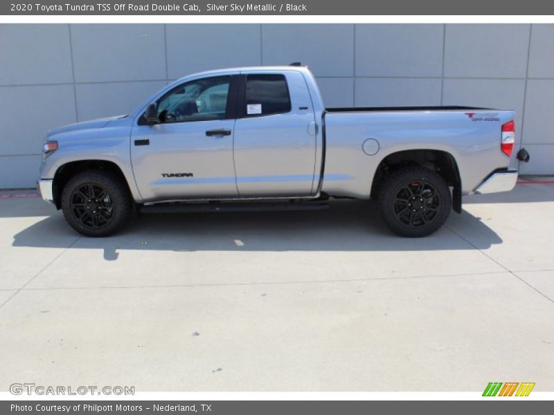 Silver Sky Metallic / Black 2020 Toyota Tundra TSS Off Road Double Cab