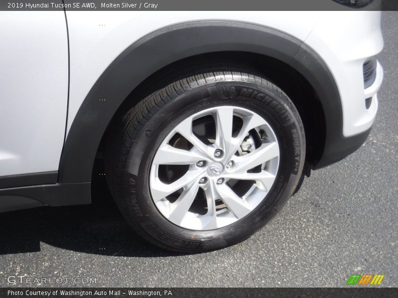 Molten Silver / Gray 2019 Hyundai Tucson SE AWD