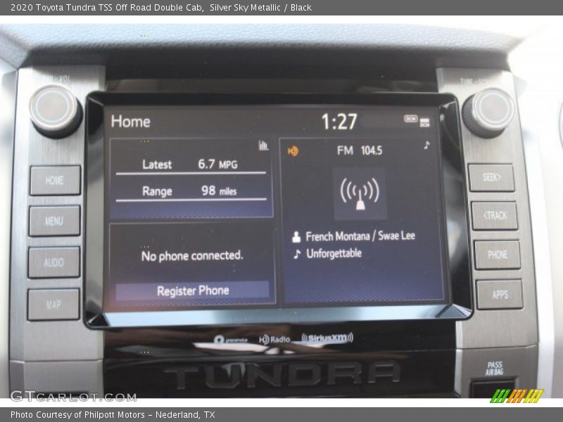 Controls of 2020 Tundra TSS Off Road Double Cab