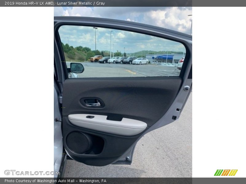 Lunar Silver Metallic / Gray 2019 Honda HR-V LX AWD