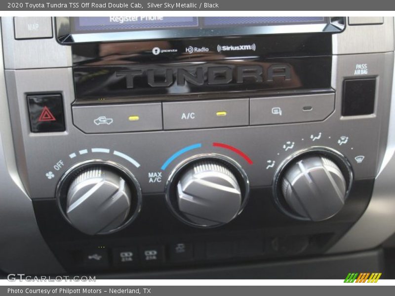 Controls of 2020 Tundra TSS Off Road Double Cab