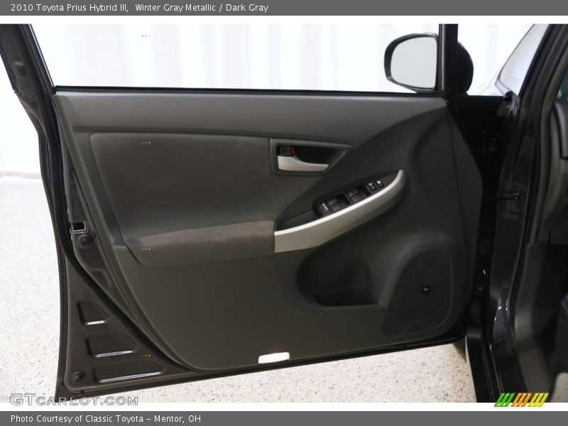 Winter Gray Metallic / Dark Gray 2010 Toyota Prius Hybrid III