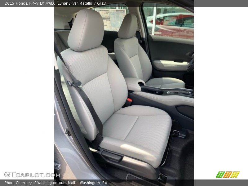 Lunar Silver Metallic / Gray 2019 Honda HR-V LX AWD