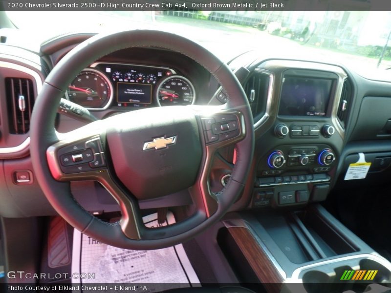Oxford Brown Metallic / Jet Black 2020 Chevrolet Silverado 2500HD High Country Crew Cab 4x4