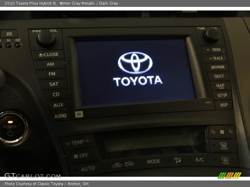 Winter Gray Metallic / Dark Gray 2010 Toyota Prius Hybrid III