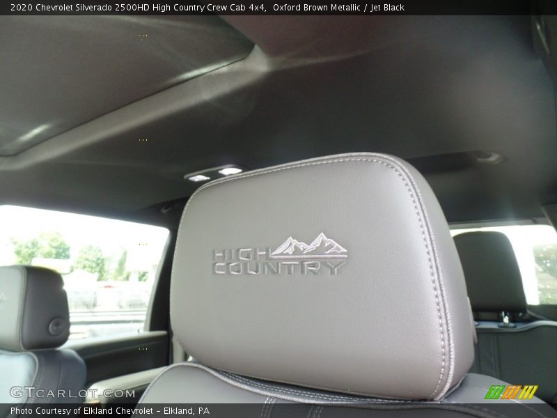 Oxford Brown Metallic / Jet Black 2020 Chevrolet Silverado 2500HD High Country Crew Cab 4x4