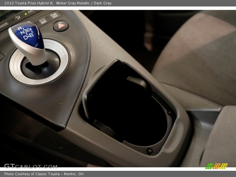 Winter Gray Metallic / Dark Gray 2010 Toyota Prius Hybrid III