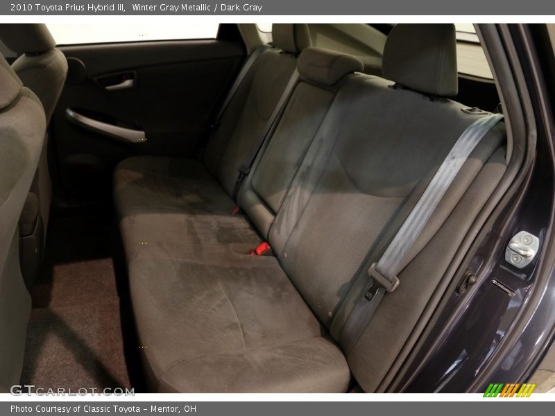 Winter Gray Metallic / Dark Gray 2010 Toyota Prius Hybrid III