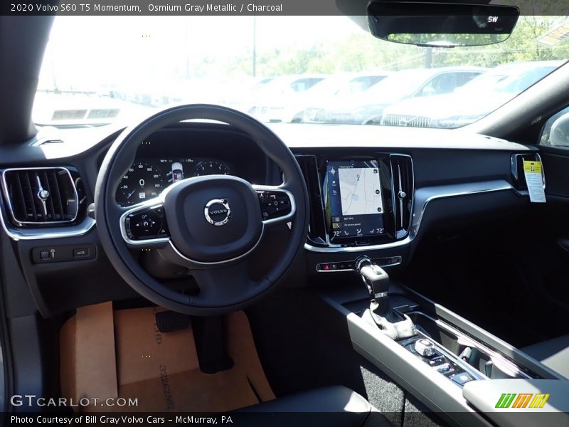 Osmium Gray Metallic / Charcoal 2020 Volvo S60 T5 Momentum