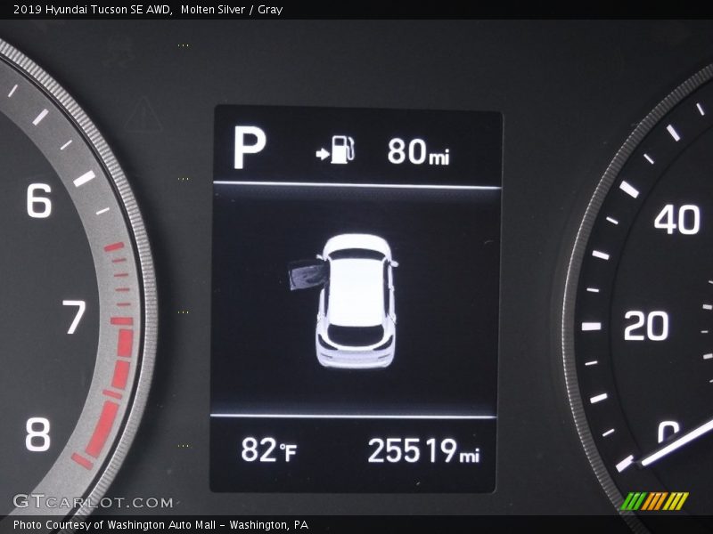 Molten Silver / Gray 2019 Hyundai Tucson SE AWD