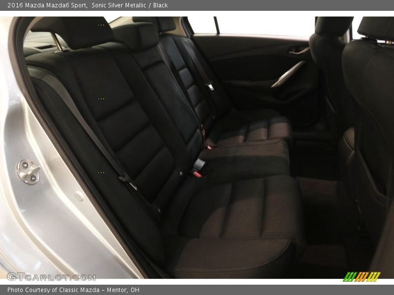 Sonic Silver Metallic / Black 2016 Mazda Mazda6 Sport