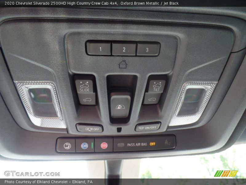 Oxford Brown Metallic / Jet Black 2020 Chevrolet Silverado 2500HD High Country Crew Cab 4x4