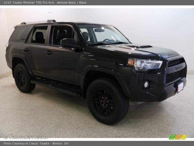 Attitude Black / Black 2015 Toyota 4Runner TRD Pro 4x4