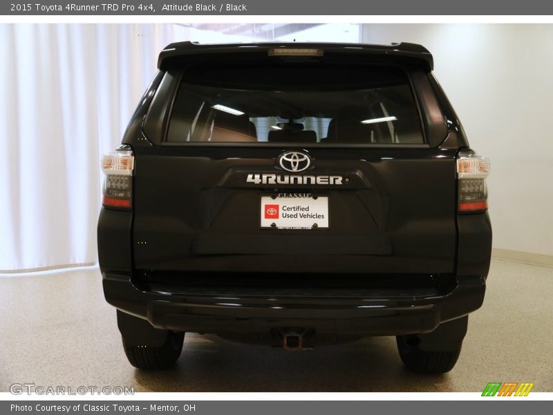 Attitude Black / Black 2015 Toyota 4Runner TRD Pro 4x4