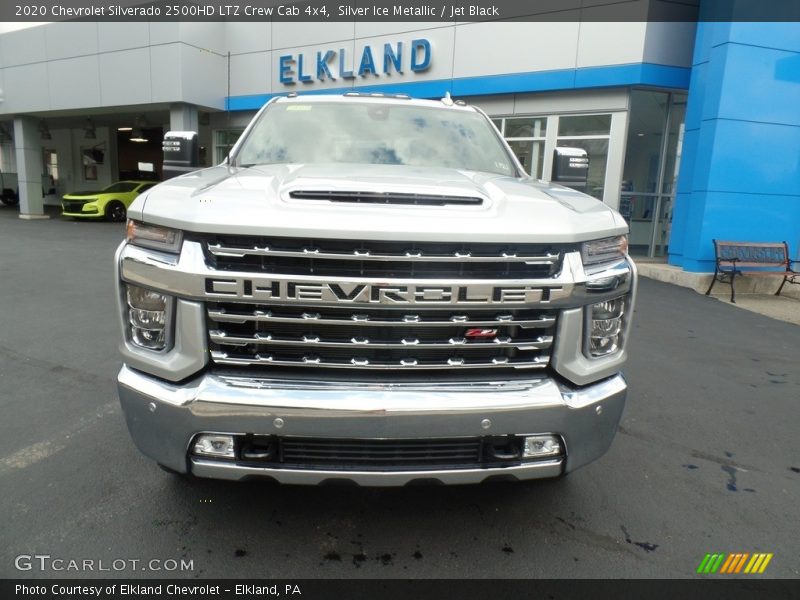 Silver Ice Metallic / Jet Black 2020 Chevrolet Silverado 2500HD LTZ Crew Cab 4x4