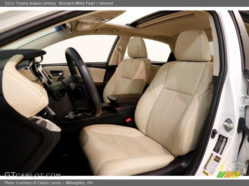 Blizzard White Pearl / Almond 2013 Toyota Avalon Limited