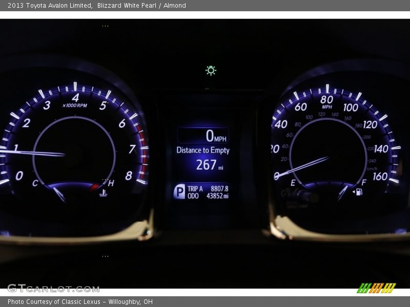 Blizzard White Pearl / Almond 2013 Toyota Avalon Limited