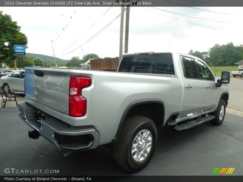Silver Ice Metallic / Jet Black 2020 Chevrolet Silverado 2500HD LTZ Crew Cab 4x4