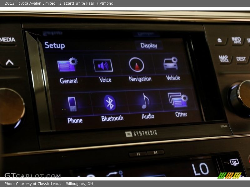 Blizzard White Pearl / Almond 2013 Toyota Avalon Limited
