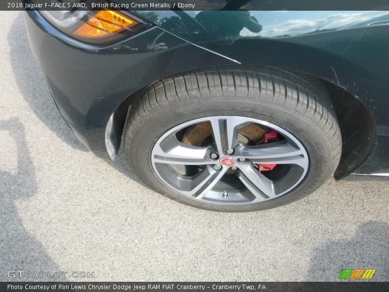 British Racing Green Metallic / Ebony 2018 Jaguar F-PACE S AWD