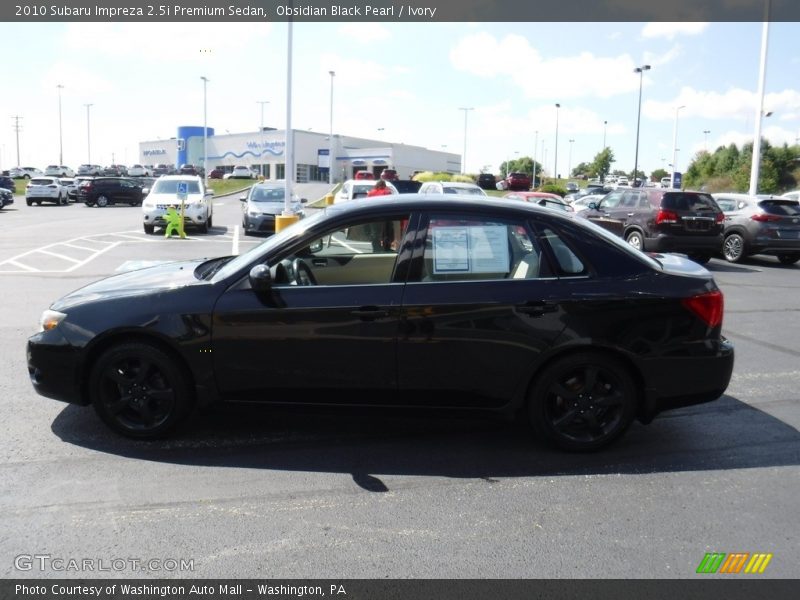 Obsidian Black Pearl / Ivory 2010 Subaru Impreza 2.5i Premium Sedan