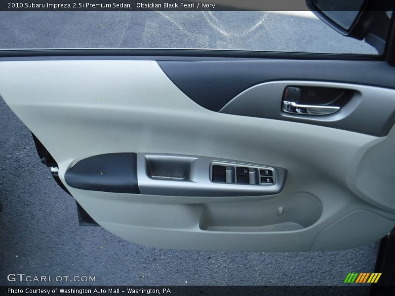 Obsidian Black Pearl / Ivory 2010 Subaru Impreza 2.5i Premium Sedan