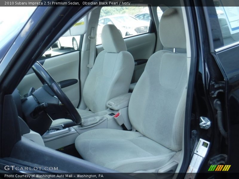 Obsidian Black Pearl / Ivory 2010 Subaru Impreza 2.5i Premium Sedan
