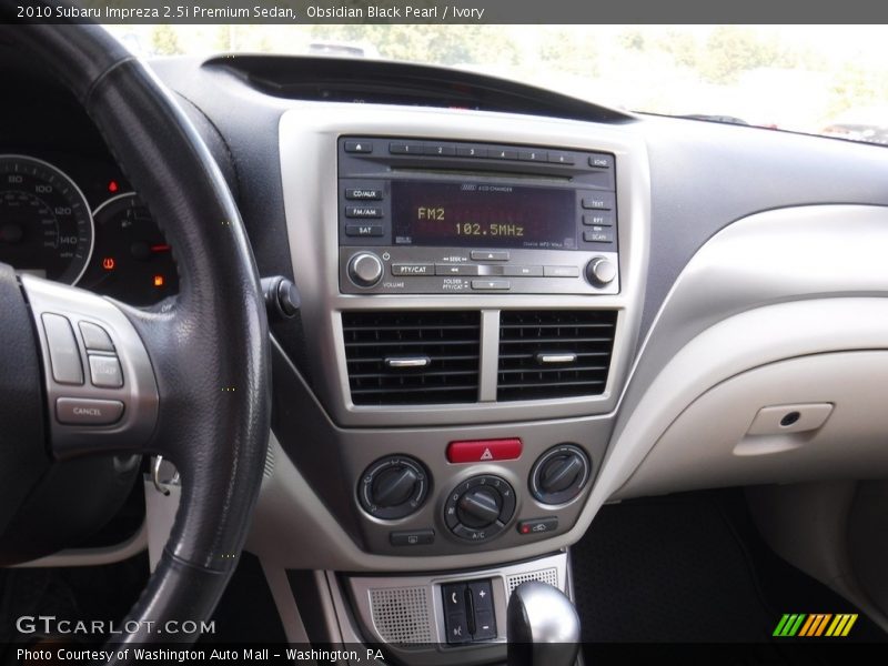 Obsidian Black Pearl / Ivory 2010 Subaru Impreza 2.5i Premium Sedan