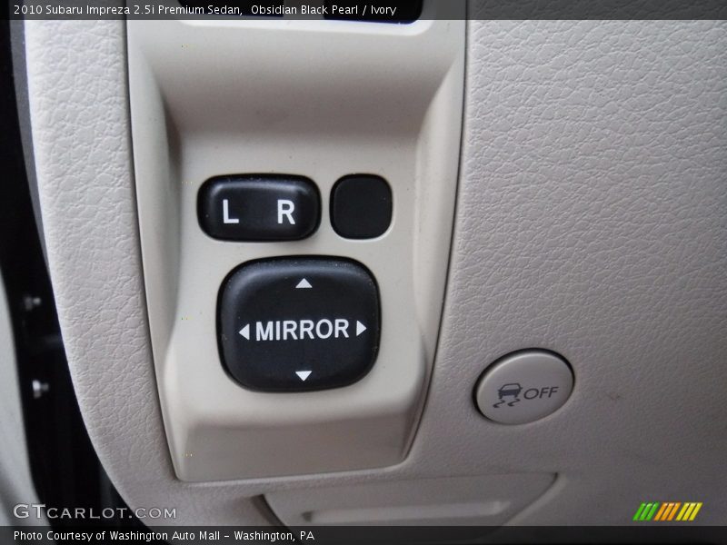 Obsidian Black Pearl / Ivory 2010 Subaru Impreza 2.5i Premium Sedan