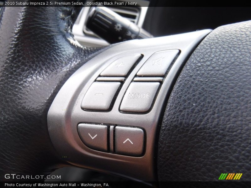 Obsidian Black Pearl / Ivory 2010 Subaru Impreza 2.5i Premium Sedan