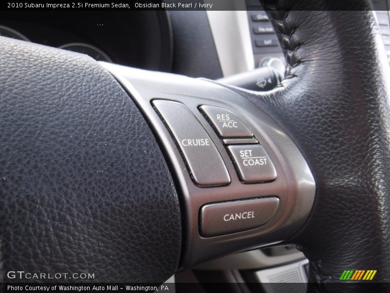 Obsidian Black Pearl / Ivory 2010 Subaru Impreza 2.5i Premium Sedan