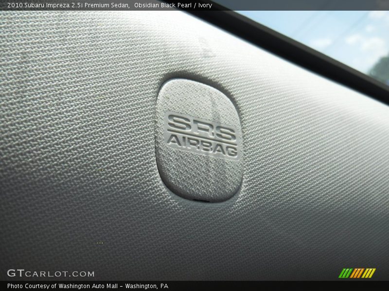 Obsidian Black Pearl / Ivory 2010 Subaru Impreza 2.5i Premium Sedan