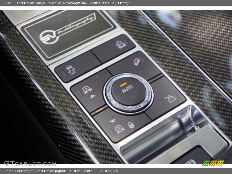 Controls of 2020 Range Rover SV Autobiography
