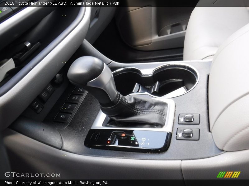 Alumina Jade Metallic / Ash 2018 Toyota Highlander XLE AWD