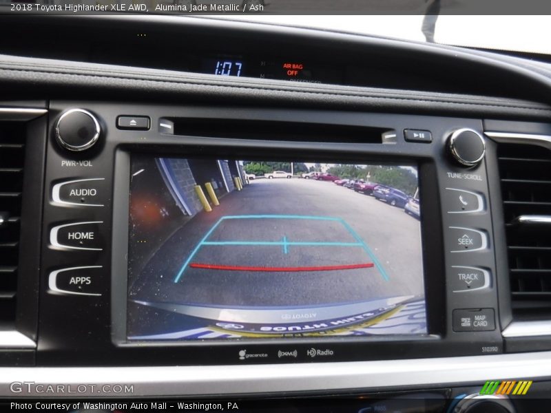 Alumina Jade Metallic / Ash 2018 Toyota Highlander XLE AWD