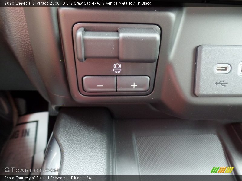 Silver Ice Metallic / Jet Black 2020 Chevrolet Silverado 2500HD LTZ Crew Cab 4x4